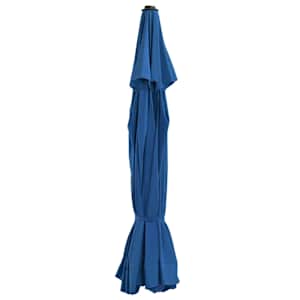 Náhradní potah na zahradní slunečník azurově modrý 515 cm - obrázek 1