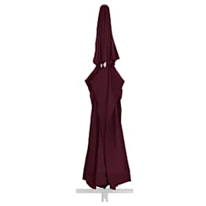 Náhradní potah na zahradní slunečník bordeaux červený 610 cm - obrázek 4