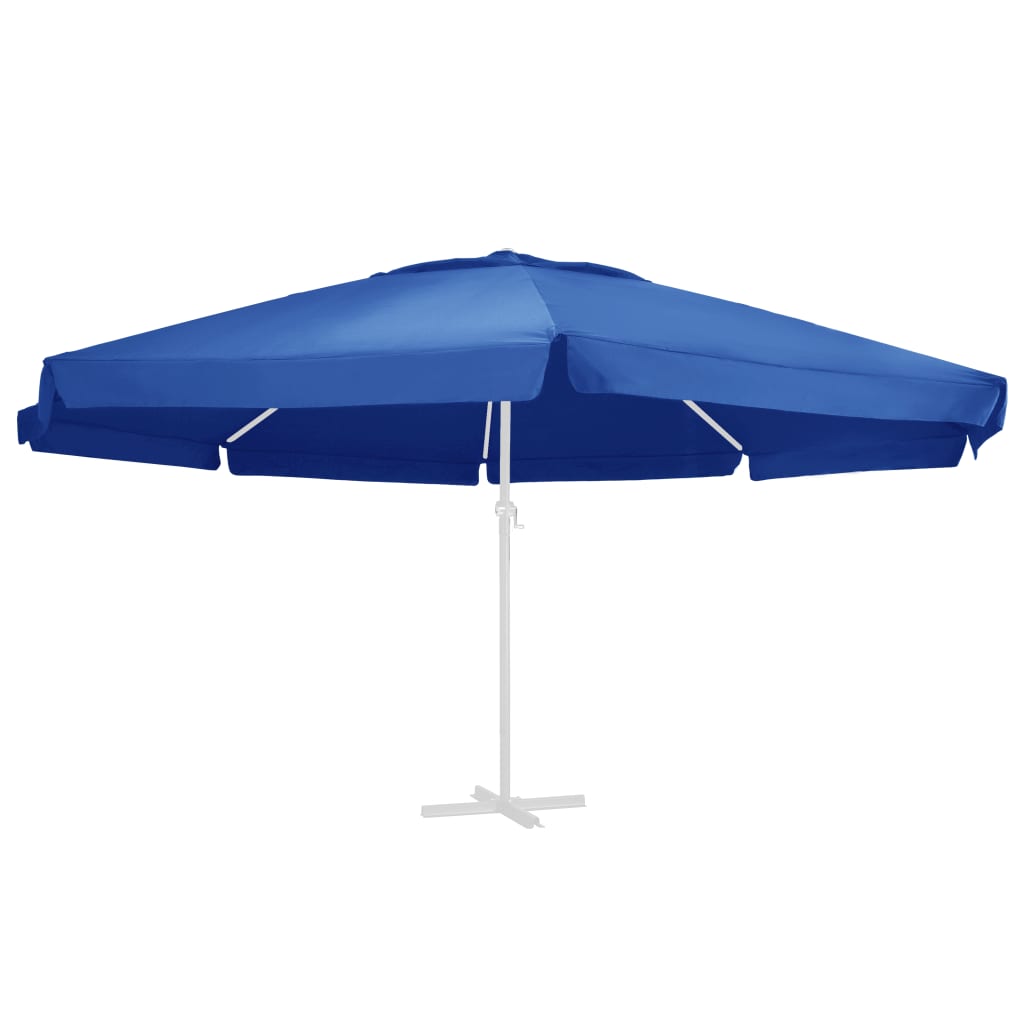 vidaXL Pânză de schimb umbrelă de soare grădină albastru azuriu 600 cm vidaXL