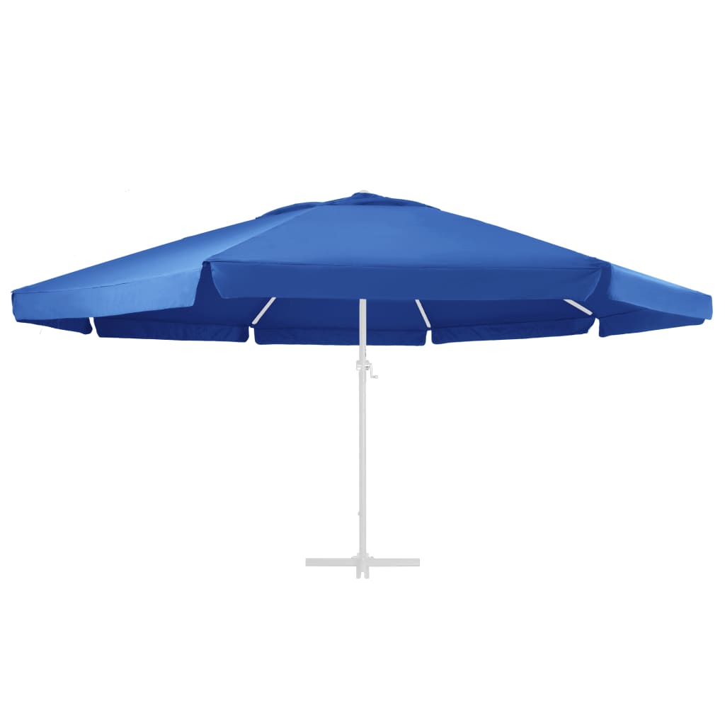 vidaXL Резервно покривало за градински чадър, лазурносиньо, 600 см