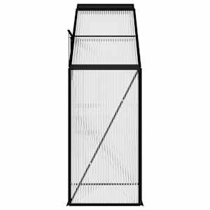Skleník antracitový hliníkový 1,38 m³ - obrázek 6