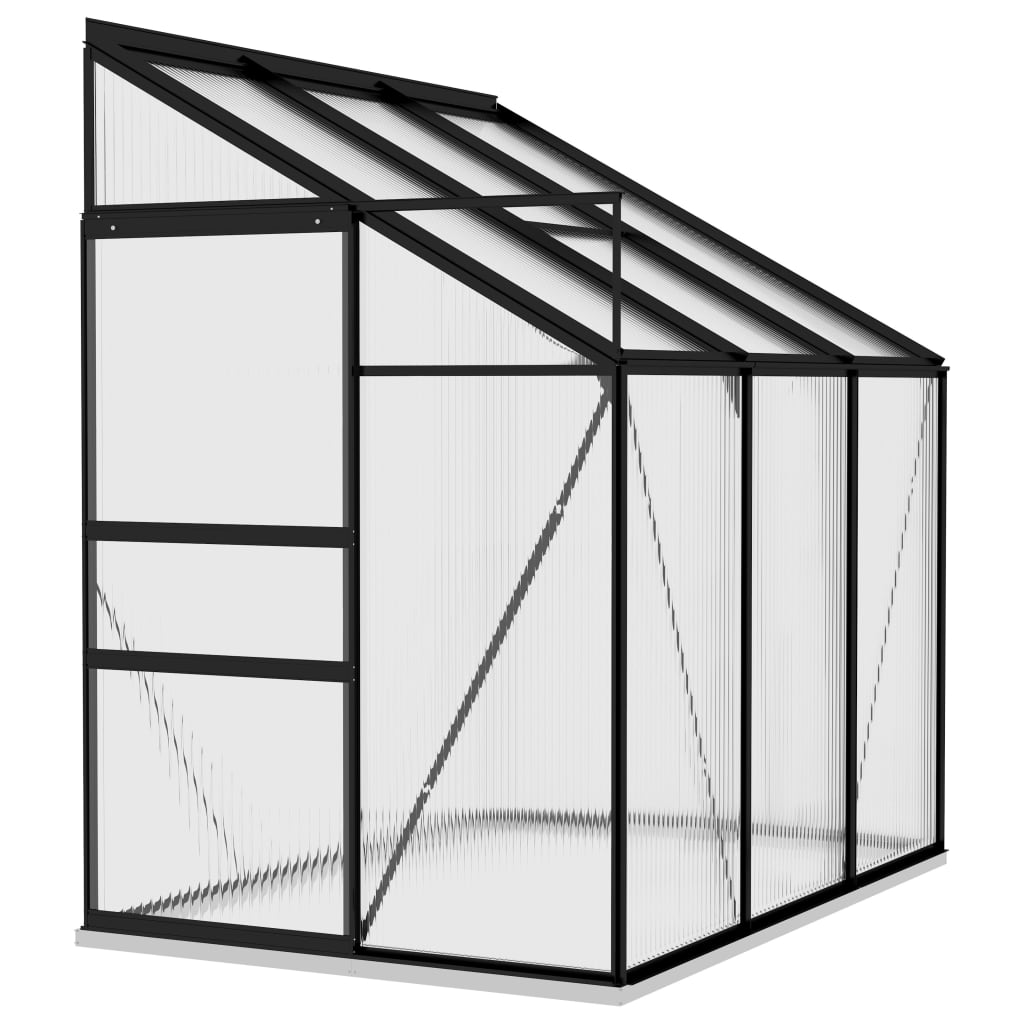 

vidaXL Greenhouse Anthracite Aluminum 140.1 ft³