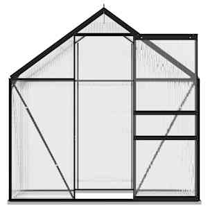 Skleník antracitový hliníkový 1,33 m² - obrázek 5