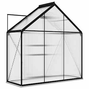 Skleník antracitový hliníkový 1,33 m² - obrázek 7
