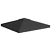 vidaXL kahekordne varjualuse katus 310 g/m&sup2; 3 x 3 m, must