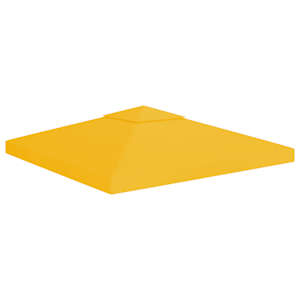 Dvojitá střecha na altán 310 g/m² 3 x 3 m žlutá - obrázek 1