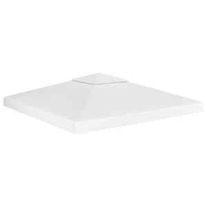 vidaXL kahekordne varjualuse katus 310 g/m&sup2; 3 x 3 m, valge