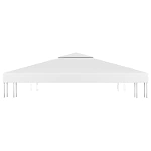Dvojitá střecha na altán 310 g/m² 3 x 3 m bílá - obrázek 3