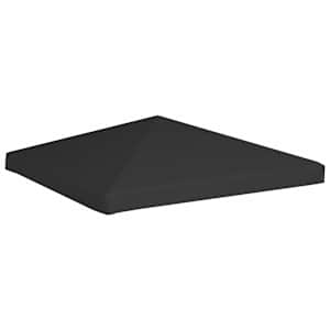 vidaXL varjualuse katus 270 g/m&sup2; 3 x 3 m, must