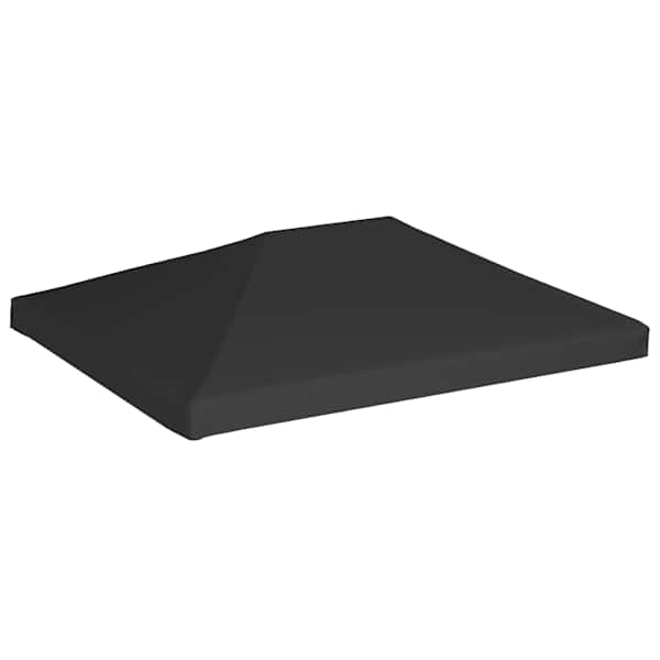 vidaXL varjualuse katus 270 g/m&sup2; 4 x 3 m, must