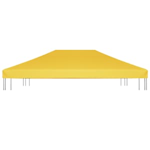 Náhradní střecha na altán 270 g/m² 4 x 3 m žlutá - obrázek 3
