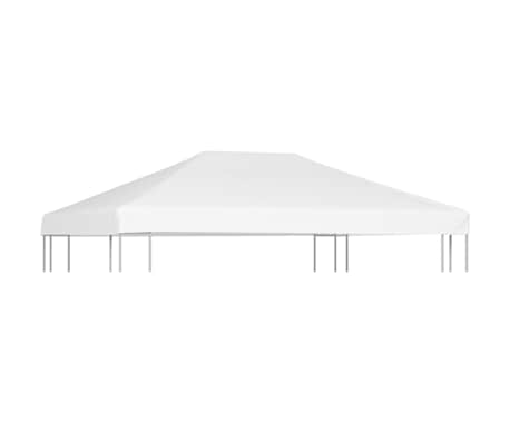 vidaXL Gazebo Top Cover 270 g/m&sup2; 4x3 m White