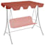  vidaXL terrakotta csere ponyva kerti hintaágyhoz 188/168 x 145/110 cm termék 2. képe