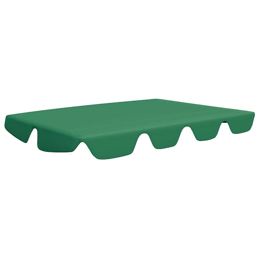 

vidaXL Replacement Canopy for Garden Swing Green 74"/66.1"x43.3"/57.1"