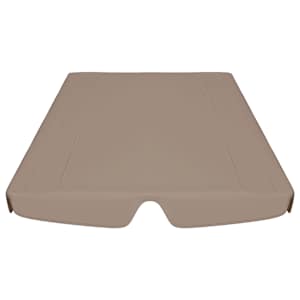 Náhradní stříška na zahradní houpačku taupe 188/168x145/110 cm - obrázek 4