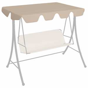 vidaXL aiakiige asenduskatus beež 150/130x105/70 cm
