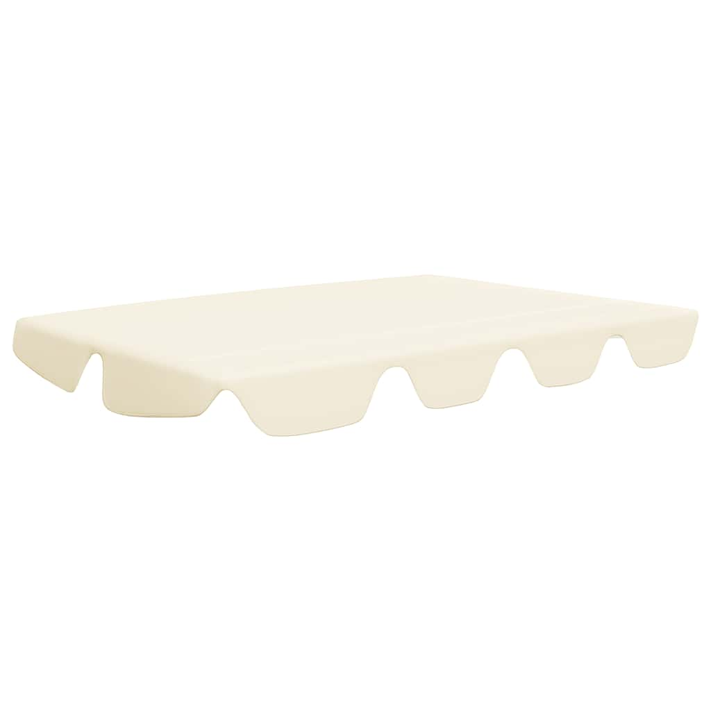 

vidaXL Replacement Canopy for Garden Swing Cream 59.1"/51.2"x27.6"/41.3"