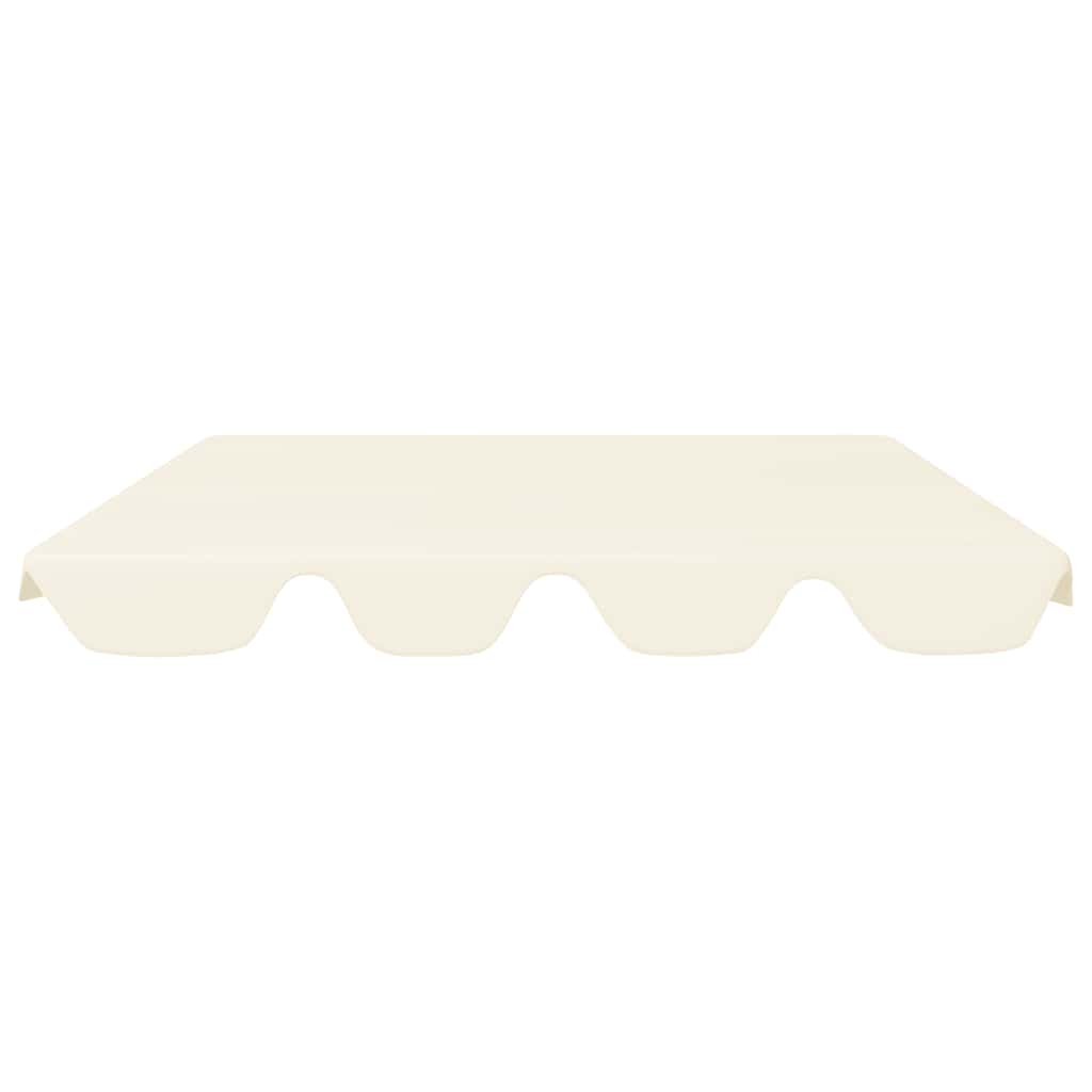 

vidaXL Vervangingsluifel voor schommelbank 150/130x70/105cm crèmekleur