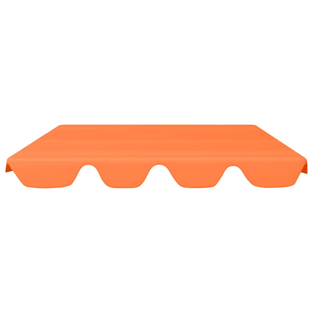 

vidaXL Vervangingsluifel voor schommelbank 150/130x70/105 cm oranje
