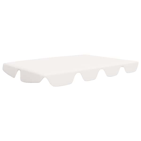 vidaXL aiakiige asenduskatus valge 150/130x105/70 cm