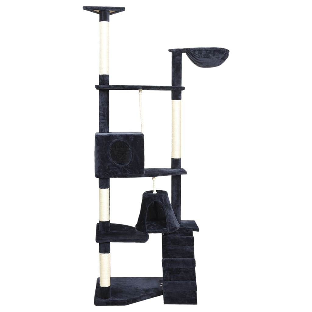 

vidaXL Kattenmeubel met sisal krabpalen 191 cm blauw