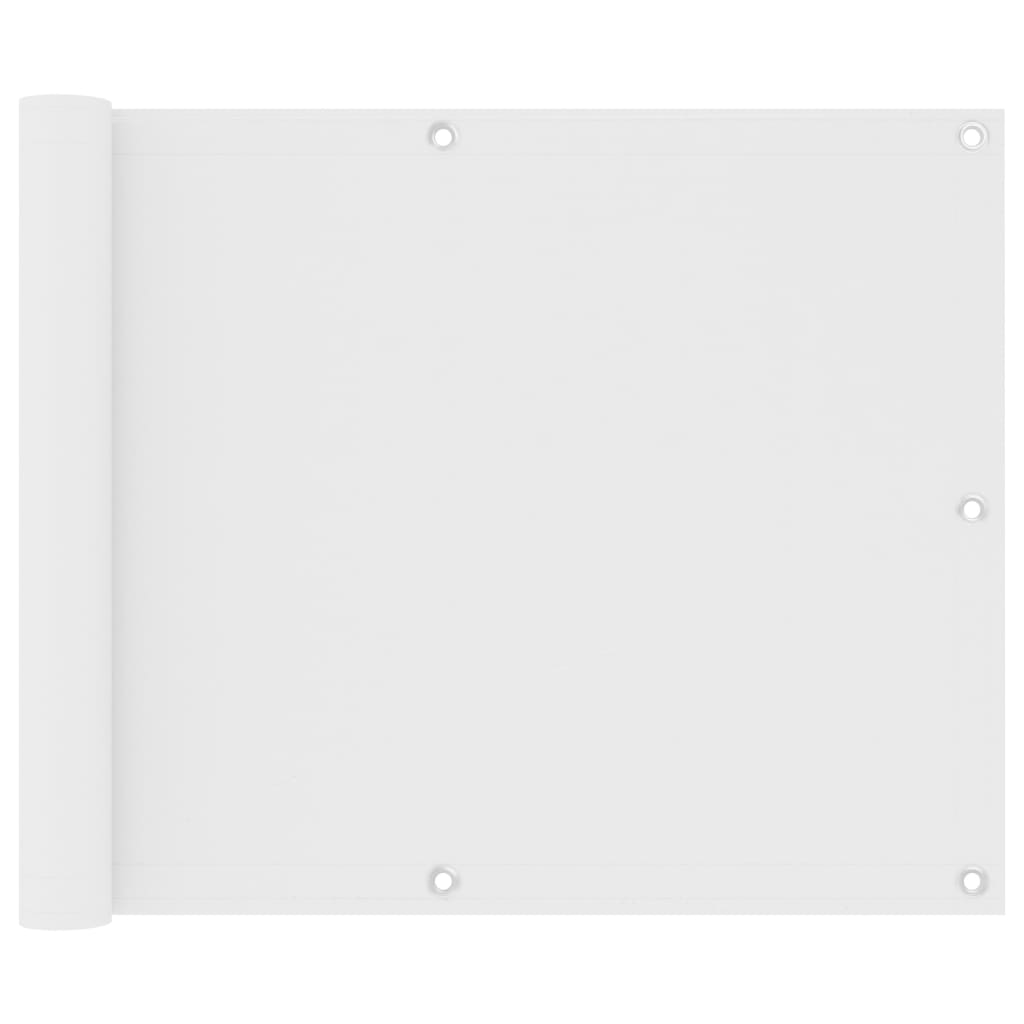 vidaXL altanafskærmning 75x300 cm oxfordstof hvid