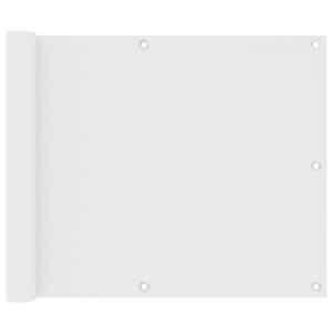 Balkonsko platno belo 75x300 cm oksford blago