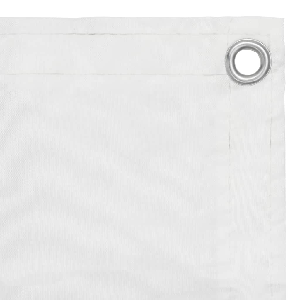  Balkónová markíza, biela 75x300 cm, oxfordská látka