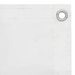 Balkónová zástěna bílá 75 x 300 cm oxfordská látka - obrázek 2