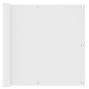 Balkonsko platno belo 90x600 cm oksford blago