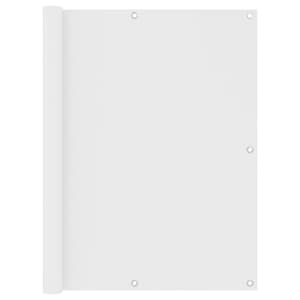 Balkonsko platno belo 120x400 cm oksford blago