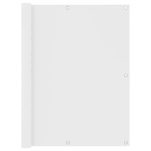 Balkonsko platno belo 120x500 cm oksford blago