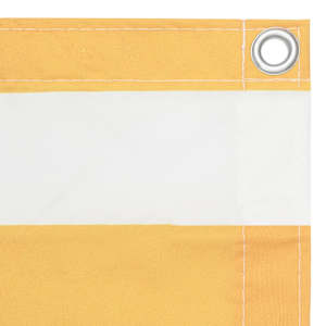 Balkonsko platno belo in rumeno 120x300 cm oksford blago - slika 2