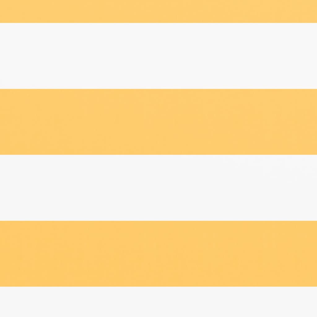 Thumbnail - vidaXL Balkon-Sichtschutz Weiß und Gelb 120x500 cm Oxford-Gewebe