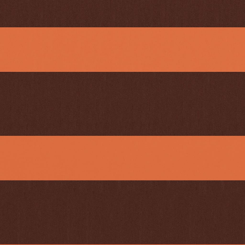 vidaXL Balkonscherm 90x600 cm oxford stof oranje en bruin afbeelding