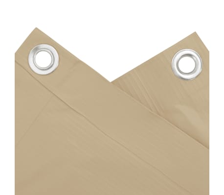 vidaXL altanafsk&aelig;rmning 120x400 cm oxfordstof beige
