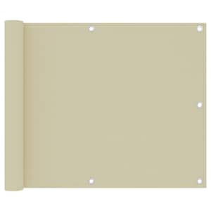 Balkonsko platno krem 75x300 cm oksford blago