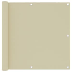 Balkonsko platno krem 90x500 cm oksford blago