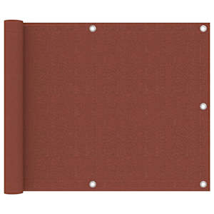 Balkonsko platno terakota 75x500 cm oksford blago