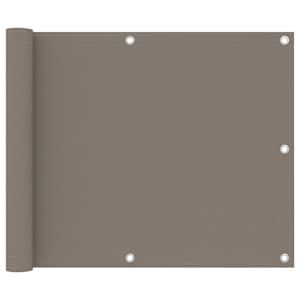 Balkonsko platno taupe 75x500 cm oksford blago