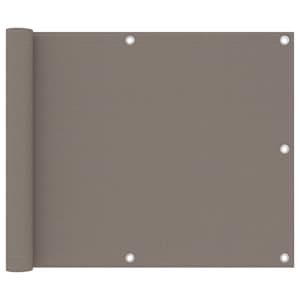 Balkonsko platno taupe 75x600 cm oksford blago