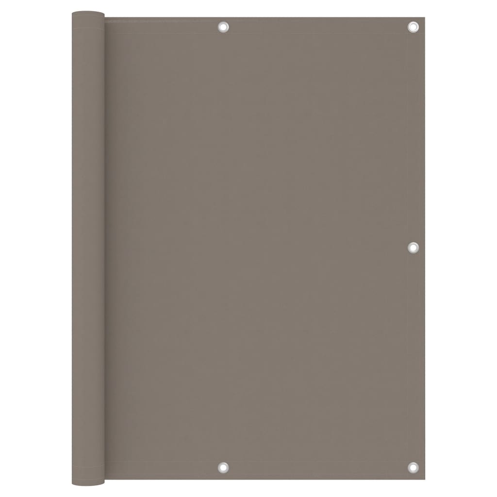vidaXL altanafskærmning 120x300 cm oxfordstof gråbrun