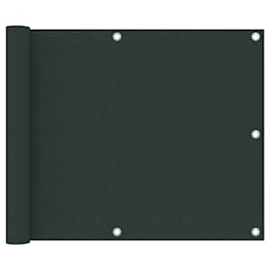 Balkonsko platno temno zeleno 75x500 cm oksford blago