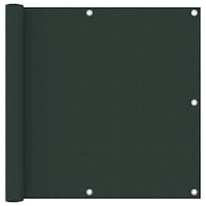 Balkonsko platno temno zeleno 90x300 cm oksford blago