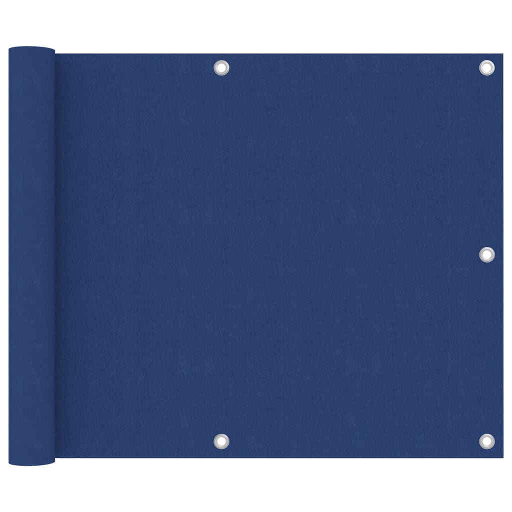 vidaXL altanafskærmning 75x500 cm oxfordstof blå