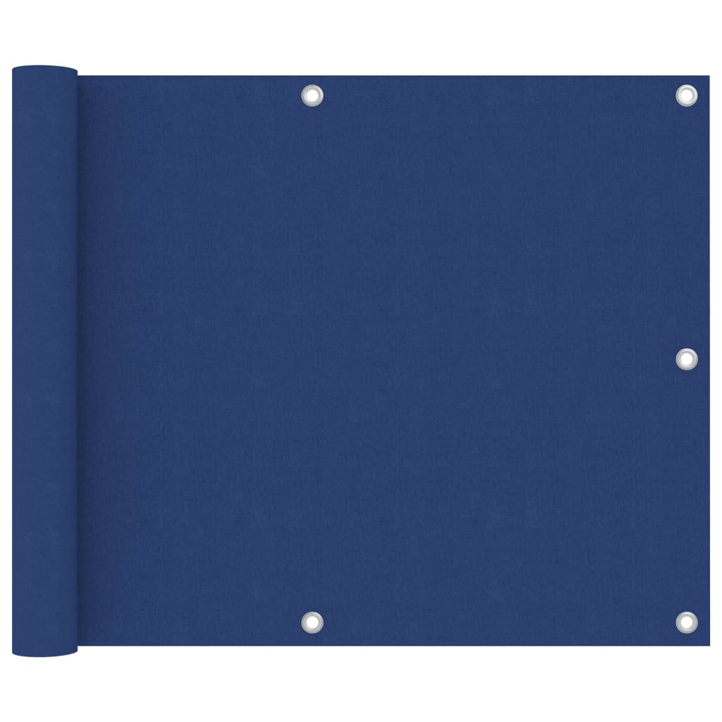 vidaXL altanafskærmning 75x600 cm oxfordstof blå