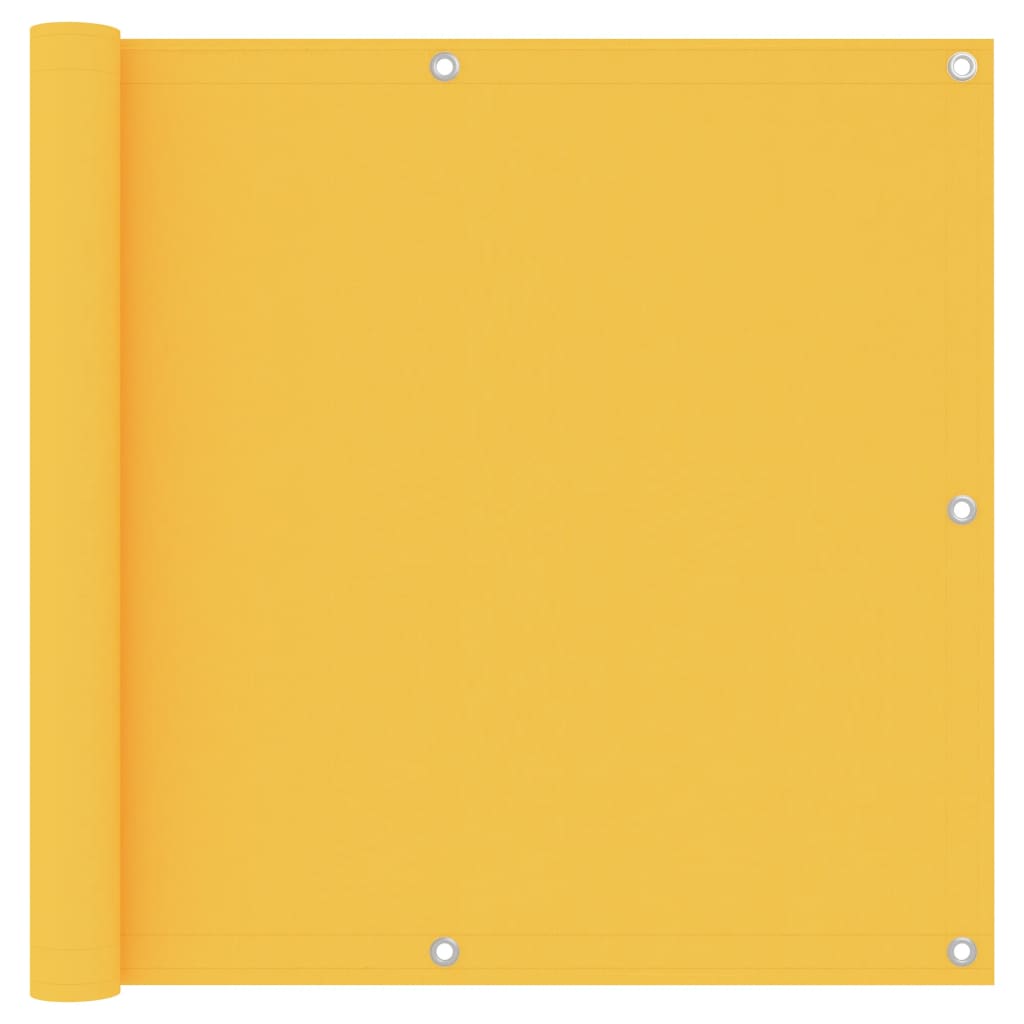 Balkon-Sichtschutz Gelb 90x500 cm Oxford-Gewebe
