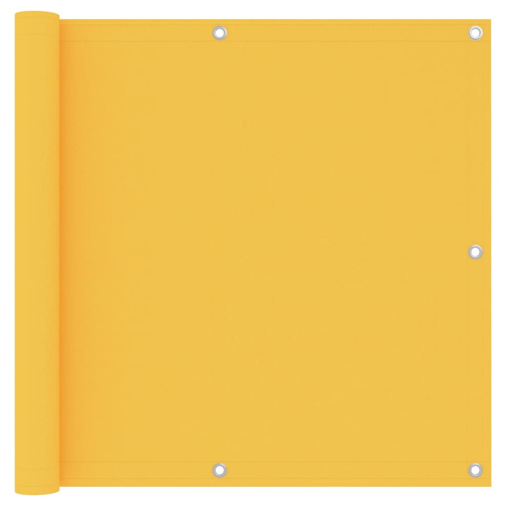 vidaXL Balkónová markíza, žltá 90x500 cm, oxfordská látka