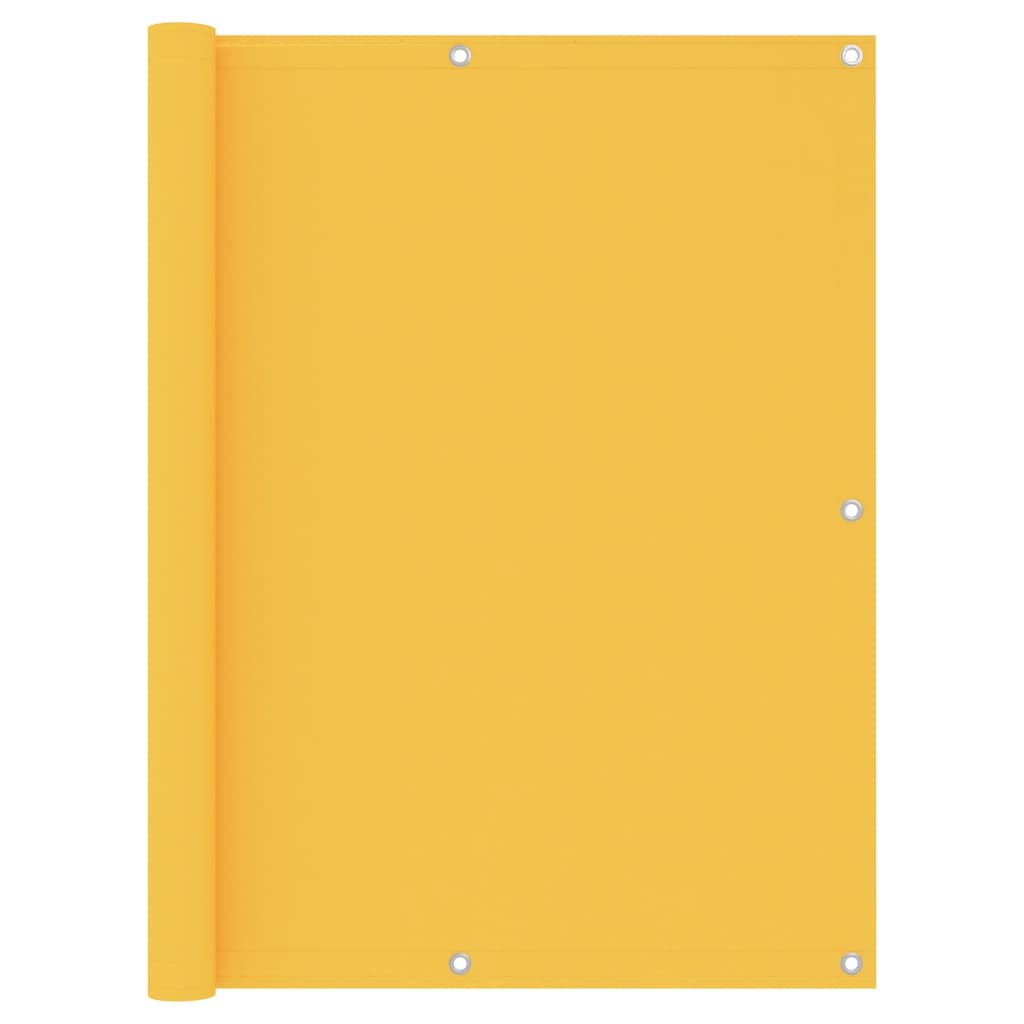 Balkon-Sichtschutz Gelb 120×400 cm Oxford-Gewebe