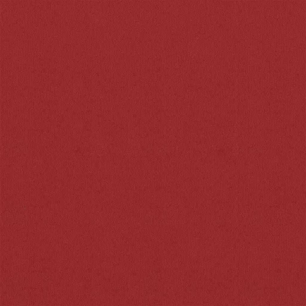 vidaXL Balkonscherm 75x500 cm oxford stof rood afbeelding